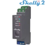 Shelly PRO 2 Ρελέ Ράγας Ισχύος 16A με Τάση 230V