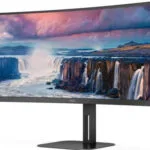 AOC CU34V5C Ultrawide VA Curved Monitor 34" QHD 3440x1440 με Χρόνο Απόκρισης 4ms GTG