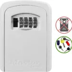 Master Lock Κλειδοθήκη Τοίχου Μεταλλική Λευκή με Συνδυασμό 540110112 8.5x3.6x11.9cm