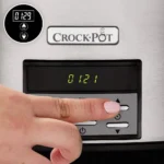 Crock-Pot Ηλεκτρική Γάστρα 350W με Χωρητικότητα 7.5lt Ασημί