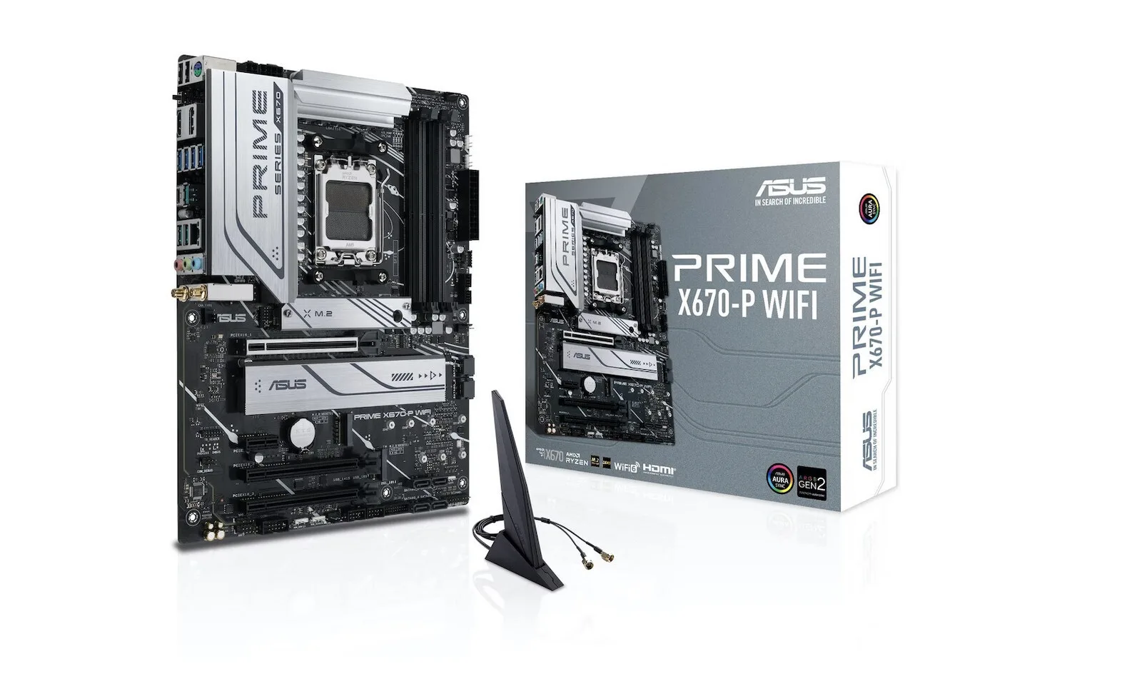 Asus Prime X670-P WiFi Motherboard ATX με AMD AM5 Socket 90MB1BV0-M0EAY0 - Image 1