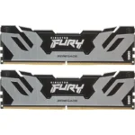 Kingston Fury Renegade Silver DDR5 32GB RAM με 2x16GB Modules και Ταχύτητα 6400 για Desktop KF564C32RSK2/32
