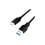 LogiLink USB 3.2 Cable USB-C male - USB-A Μαύρο 0.5m (CU0167)