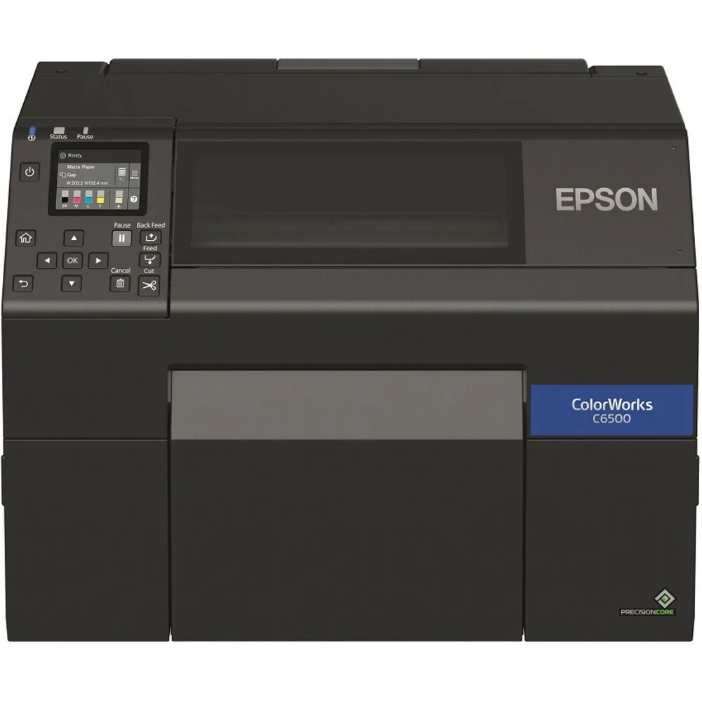 Epson ColorWorks Εκτυπωτής Ετικετών Inkjet USB, Ethernet 1200 dpi Έγχρωμος C31CH77102 - Image 1