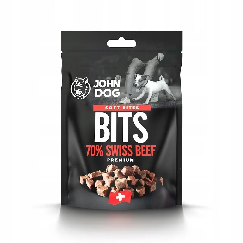 John Dog Soft Bites Bits Λιχουδιές Σκύλου με Βοδινό 100gr - Image 1