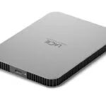 Lacie Mobile Drive USB 3.2 / USB-C Εξωτερικός HDD 2TB 2.5" Moon Silver