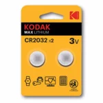 Kodak Max Lithium Μπαταρίες Ρολογιών CR2032 3V 2τμχ