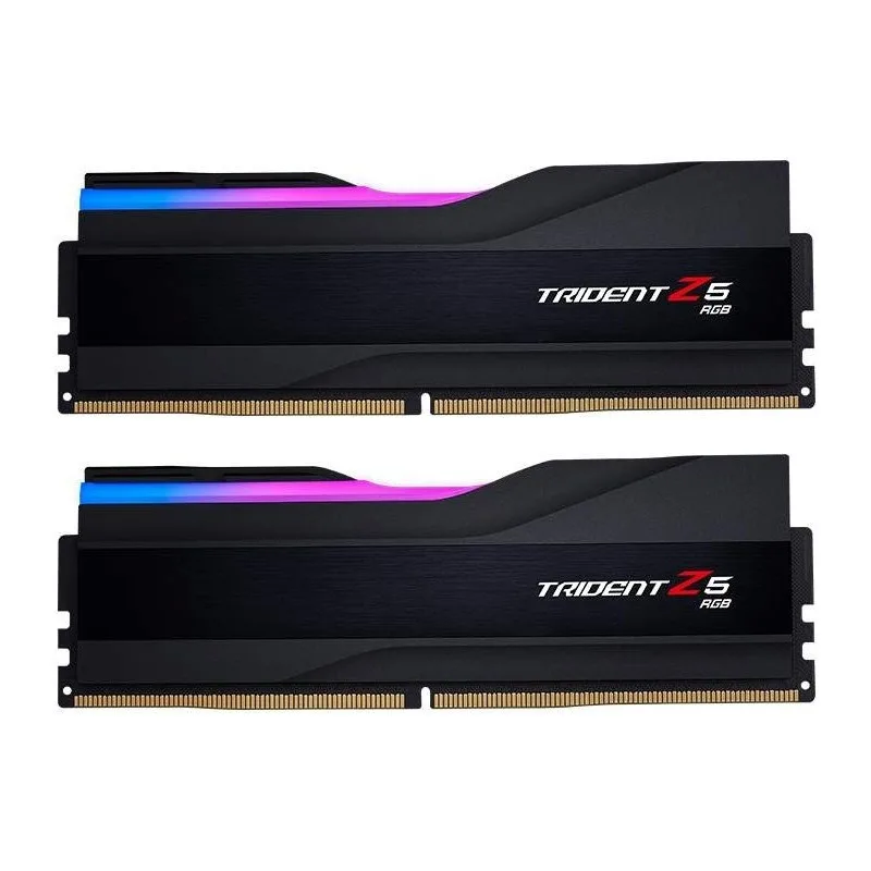 G.Skill Trident Z5 RGB DDR5 32GB RAM με 2x16GB Modules και Ταχύτητα 7200 για Desktop F5-7200J3445G16GX2-TZ5RK - Image 1