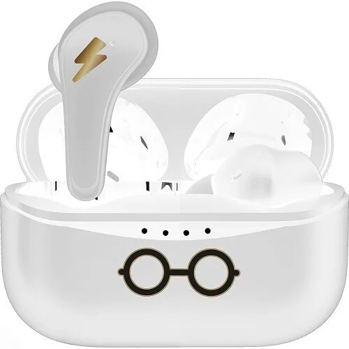 OTL Harry Potter In-ear Bluetooth Handsfree Ακουστικά με Θήκη Φόρτισης Λευκά - Image 1