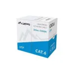 Lanberg U/UTP Cat.6 Καλώδιο Δικτύου Ethernet χωρίς ακροδέκτες 305m Μαύρο 1τμχ LCU6-21CU-0305-BK