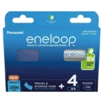 Panasonic Eneloop & Storage Case Επαναφορτιζόμενες Μπαταρίες AA Ni-MH 2000mAh 1.2V 4τμχ