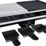 Steba RC 108 Επιτραπέζια Ηλεκτρική Ψησταριά Raclette Λείας και Αυλακωτής Πλάκας 2000W 25x25εκ. 63.10.00