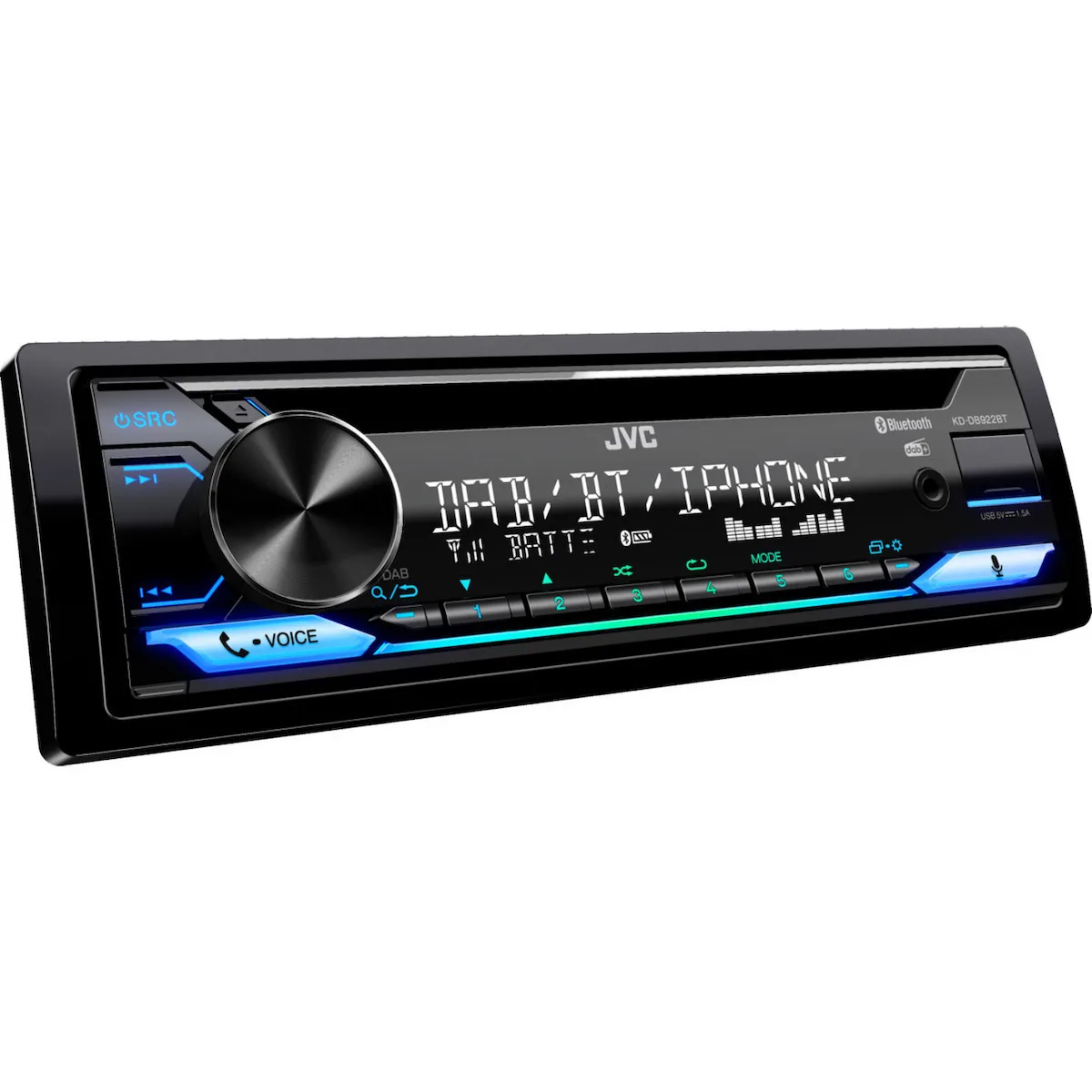 20221108115116_jvc_ichosystima_aytokinitou_universal_1din_bluetooth_usb_aux_me_apospomeni_prosopsi_kd_db922bt JVC Ηχοσύστημα Αυτοκινήτου 1DIN (Bluetooth/USB) με Αποσπώμενη Πρόσοψη KD-DB922BT - Image 1