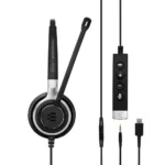 Epos Impact SC 635 USB-C Monaural On Ear Multimedia Ακουστικά με μικροφωνο