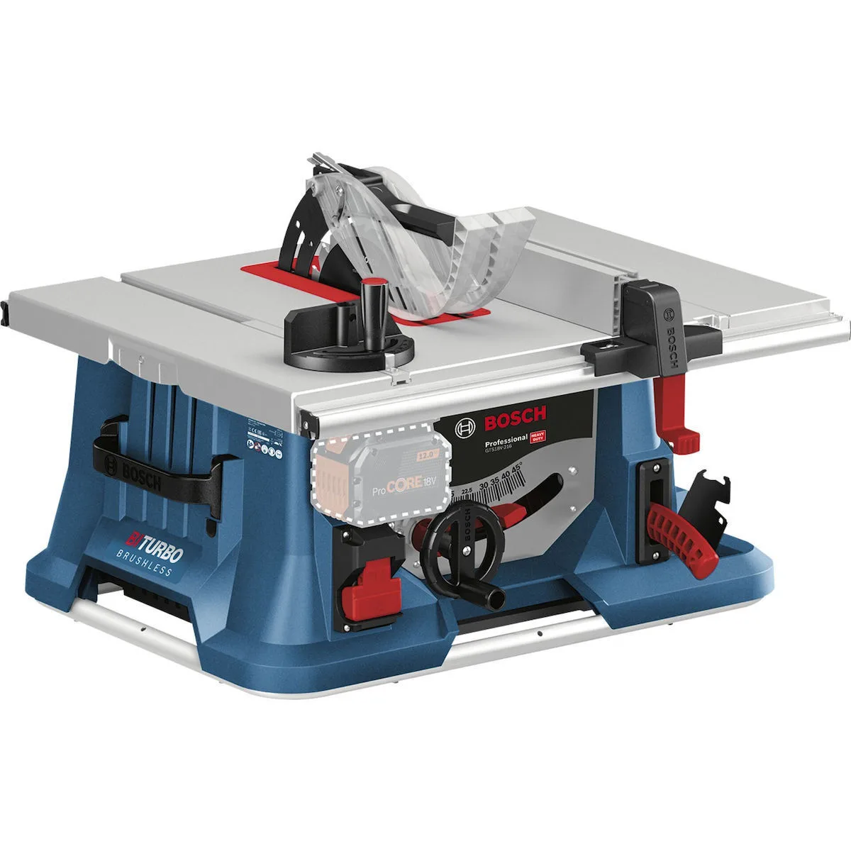 Bosch 0601B44000 Δισκοπρίονο Πάγκου με Δίσκο Κοπής Διαμέτρου 216mm & Ταχύτητα Κοπής 4500rpm - Image 1