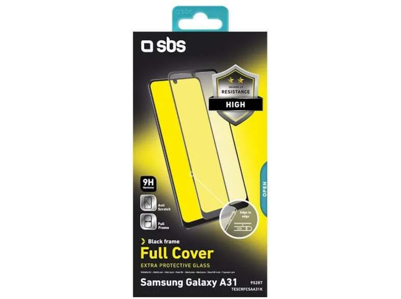 20221114133406_c562c582 SBS Full Face Tempered Glass Μαύρο (Galaxy A31) SCRFCSAA31K - Image 1