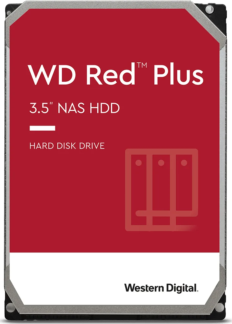 Western Digital Red Plus 4TB HDD Σκληρός Δίσκος 3.5" SATA III 5400rpm με 256MB Cache για NAS WD40EFPX - Image 1