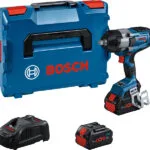 Bosch GDS 18V-1000 Brushless Μπουλονόκλειδο Μπαταρίας 18V 2x5.5Ah με Υποδοχή 1/2"