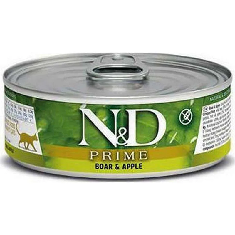 20221115163924_n_d_prime_choirino_milo_80gr Farmina Prime Υγρή Τροφή για Γάτες σε Κονσέρβα με Χοιρινό 80gr - Image 1