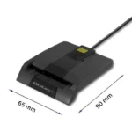 Qoltec Intelligent Smart ID Chip SCR-0634 Card Reader USB 3.2 Type-C για SmartCard