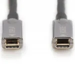 Digitus USB 2.0 Cable USB-C male - USB-C male Μαύρο 10m (AK-330160-100-S)