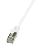 LogiLink F/UTP Cat.6 Καλώδιο Δικτύου Ethernet 1m Λευκό 1τμχ CP2031S