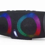 Gembird SPK-BT-LED-02 Ηχείο Bluetooth 5W με Διάρκεια Μπαταρίας έως 4 ώρες Μαύρο