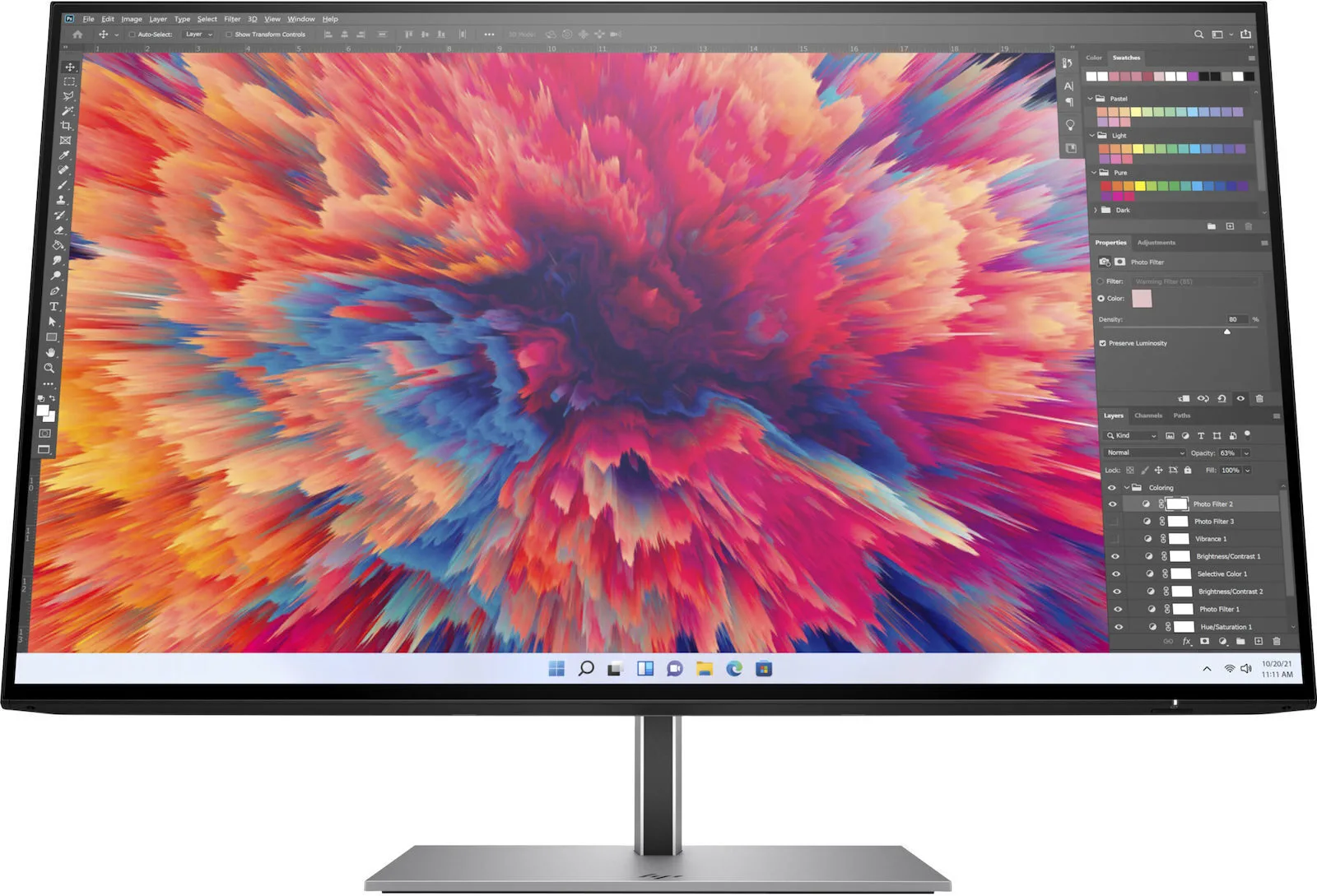 HP HP Z24q G3 IPS Monitor 23.8" QHD 2560x1440 με Χρόνο Απόκρισης 5ms GTG - Image 1