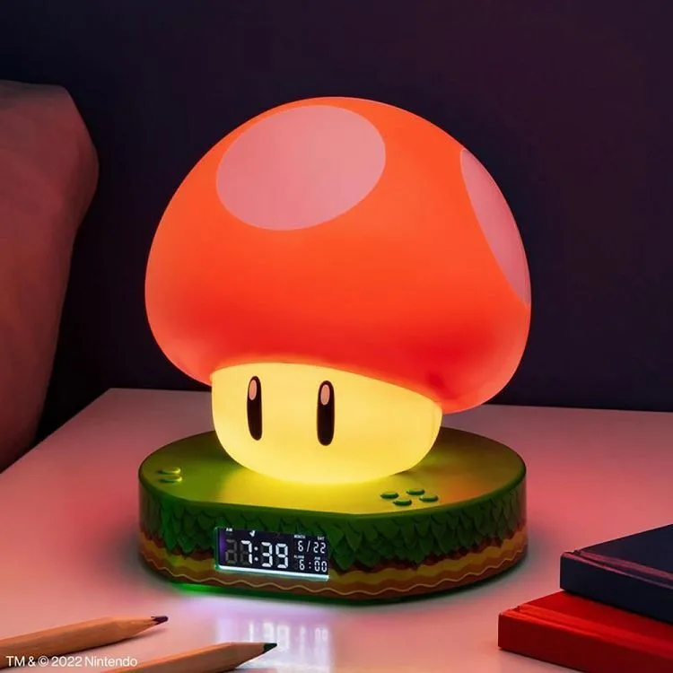 20221123131042_paladone_psifiako_roloi_epitrapezio_me_xypnitiri_nintendo_super_mushroom_pp10064nn Paladone Επιτραπέζιο Ψηφιακό Ρολόι με Ξυπνητήρι Nintendo Super Mushroom PP10064NN - Image 1