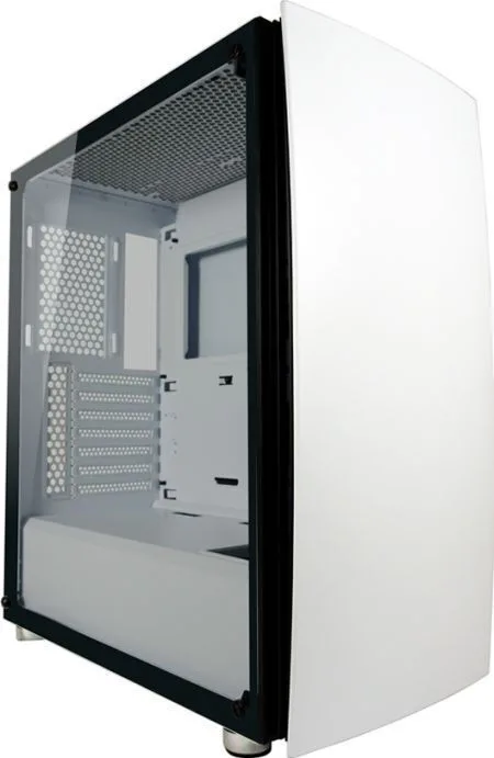 LC-Power Bright Sail X Gaming Midi Tower Κουτί Υπολογιστή με Πλαϊνό Παράθυρο Λευκό - Image 1