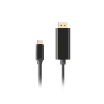 Lanberg USB 3.2 Cable USB-C male - DisplayPort Μαύρο 3m (CA-CMDP-10CU-0030-BK)