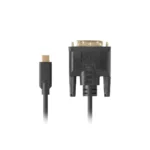 Lanberg USB 2.0 Cable USB-C male - DVI-D male Μαύρο 1.8m (CA-CMDV-10CU-0018-BK)