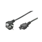 ATC IEC C5 - Schuko Cable 1.5m Μαύρο 06.002.0014