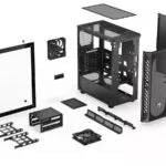 Endorfy Signum 300 Core Gaming Midi Tower Κουτί Υπολογιστή με Πλαϊνό Παράθυρο Μαύρο