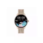 Oromed Oro Lady Stainless Steel 43mm Smartwatch με Παλμογράφο (Χρυσό)
