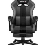 Huzaro Force 4.7 Καρέκλα Gaming Δερματίνης με Υποπόδιο Grey Mesh