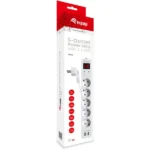 Equip Πολύπριζο 5 Θέσεων με 2 USB-A, Διακόπτη και Καλώδιο 1.5m 245554
