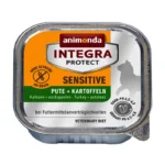 Animonda Integra Protect Sensitive Υγρή Τροφή για Ενήλικες Γάτες σε Ταψάκι με Γαλοπούλα και Πατάτες Διαίτης, χωρίς Σιτηρά 100gr A5-86853