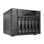 Asustor Lockerstor 6 Gen2 (AS6706T) NAS Tower με 6 θέσεις για HDD/M.2/SSD και 2 θύρες Ethernet