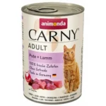 Animonda Carny Adult Υγρή Τροφή για Ενήλικες Γάτες σε Κονσέρβα με Αρνί και Γαλοπούλα χωρίς Γλουτένη 400gr DLZANMKMK0222