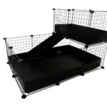 C&C C&C Modular Cage Κλουβί Τρωκτικού Μαύρο 145x75x37cm