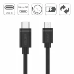 Unitek USB 2.0 Cable USB-C male - micro USB-A Μαύρο 1m (Y-C473BK)