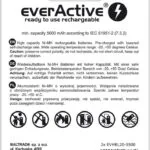 everActive Silver Line D 5500mAh (2τμχ)