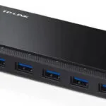 TP-LINK UH720 v4 USB 3.0 Hub 7 Θυρών με σύνδεση USB-A & Θύρα Φόρτισης και Εξωτερική Παροχή Ρεύματος (UH720 V4)