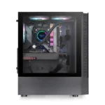 Thermaltake View 200 TG Gaming Midi Tower Κουτί Υπολογιστή με RGB Φωτισμό Μαύρο