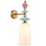 Zambelis Lights Vintage Φωτιστικό Τοίχου με Ντουί E27 Πολύχρωμο 13x22x13εκ. 22080