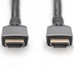 Digitus HDMI 2.1 Braided Cable HDMI male - HDMI male 1m Μαύρο DB-330200-020-S