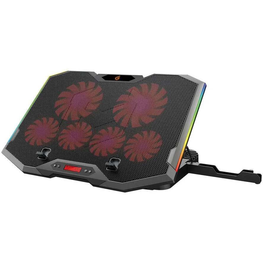 Conceptronic Ergo Cooling Pad για Laptop έως 17" με 6 Ανεμιστήρες και Φωτισμό - Image 1