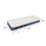 Esperanza EMP106 Power Bank 8000mAh με 3 Θύρες USB-A Λευκό/Γκρι