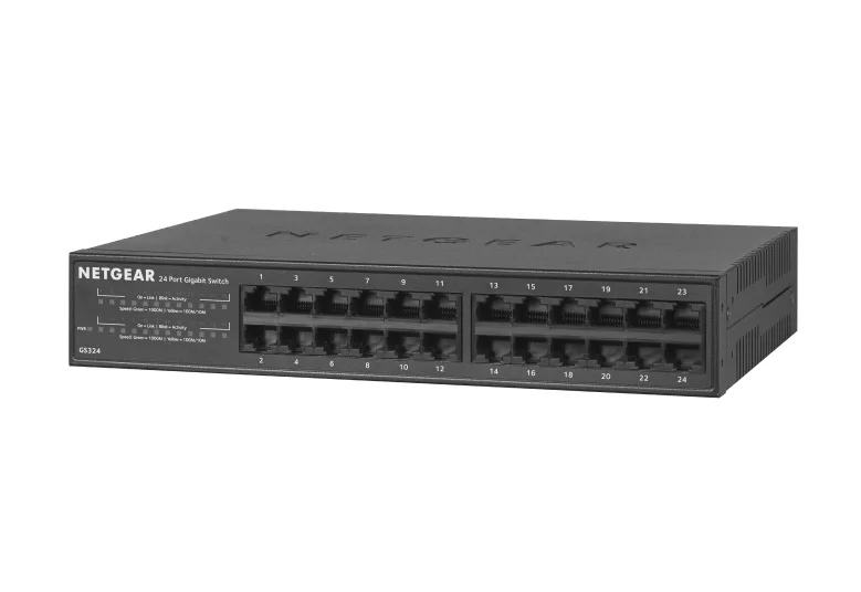 NetGear GS324 v1 Unmanaged L2 Switch με 24 Θύρες Gigabit (1Gbps) Ethernet - Image 1